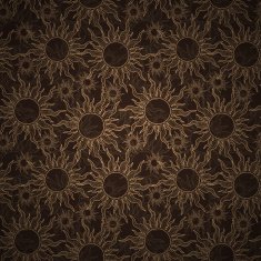 Sun seamless pattern N2