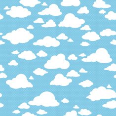 Seamless pattern with clouds N7