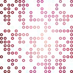 Purple Donuts Background Creative Design Templates N4