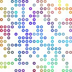 Colorful Donuts Background Creative Design Templates N12