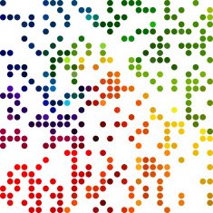 Colorful Random Dots Background Creative Design Templates N31