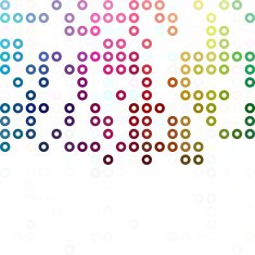 Colorful Donuts Background Creative Design Templates N15