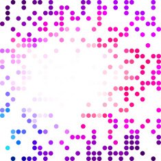 Colorful Random Dots Background Creative Design Templates N34
