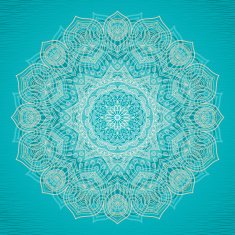 Ornamental round pattern in Eastern style N6