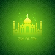 Eid Al Fitr Mubarak Vector background N7