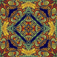 pattern of colorful abstract mandala shapes 9 N2
