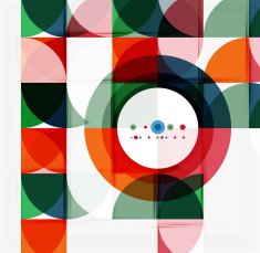 Semicircle triangle pattern N270