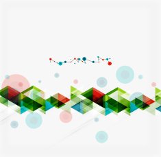 Clean colorful unusual geometric pattern design N194