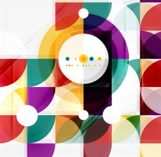 Semicircle triangle pattern N283