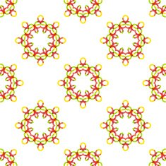 Seamless vector geometric abstract pattern Creative round shapes made of N73