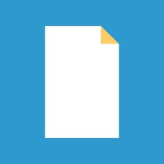 Blank white flyer paper