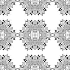 Seamless geometric pattern in oriental style N2