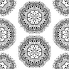 Seamless geometric pattern in oriental style N3