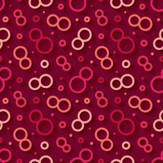 Seamless pattern with the date of March 8