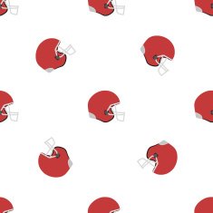 Universal vector american football seamless patterns tiling N2