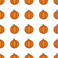 seamless pattern with pumpkin