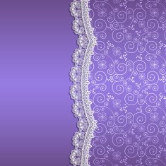 white lace with flowers and shade N2