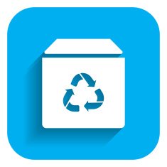 Recycling box icon N2