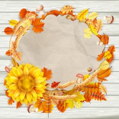 Colorful leaves background EPS 10 N12