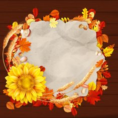 Colorful leaves background EPS 10 N13