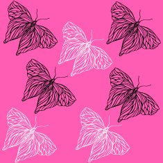 Pattern of butterflies N2