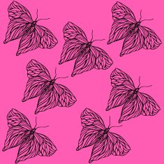 Pattern of butterflies N7