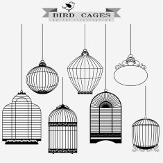 Bird cages set