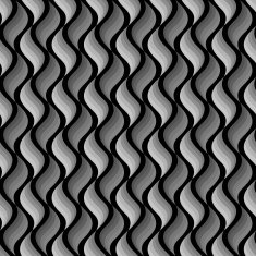 Monochrome background with stylized petals