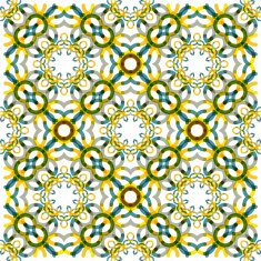 Seamless vector geometric abstract pattern Creative round shapes made of N75