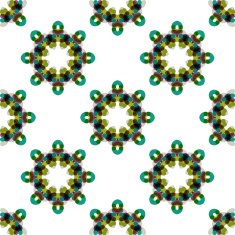 Seamless vector geometric abstract pattern Creative round shapes made of N76