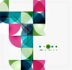 Semicircle triangle pattern N298