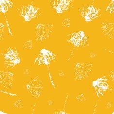 Leaves flowers hand drawn grunge background N6