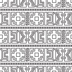 Barbarian Ornament Seamless Pattern N9