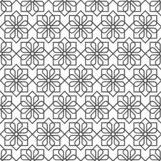 Delicate seamless pattern in oriental style - variation 1