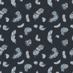 Feathers seamless pattern N15
