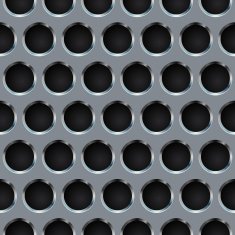 Seamless metal grill