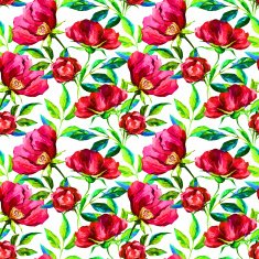 Watercolor floral pattern N38
