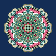 Circular Floral Ornament N8