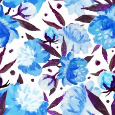 Watercolor floral pattern N40