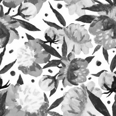 Watercolor floral pattern N41