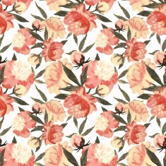 Watercolor floral pattern N42