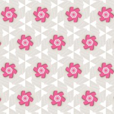 Joyful Sunny spring bright cheerful pattern N38