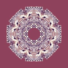 Circular Floral Ornament N9