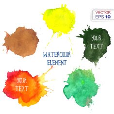 watercolor background N119