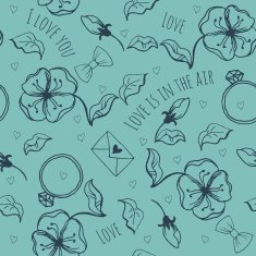 Hand drawn love symbols N16