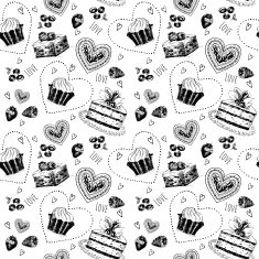 Hand drawn love symbols N24