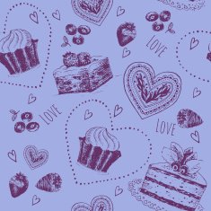 Hand drawn love symbols N25