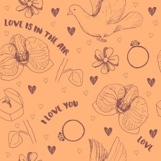 Hand drawn love symbols N34