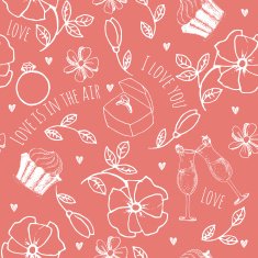 Hand drawn love symbols N35