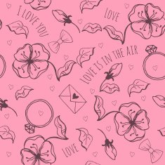 Hand drawn love symbols N37